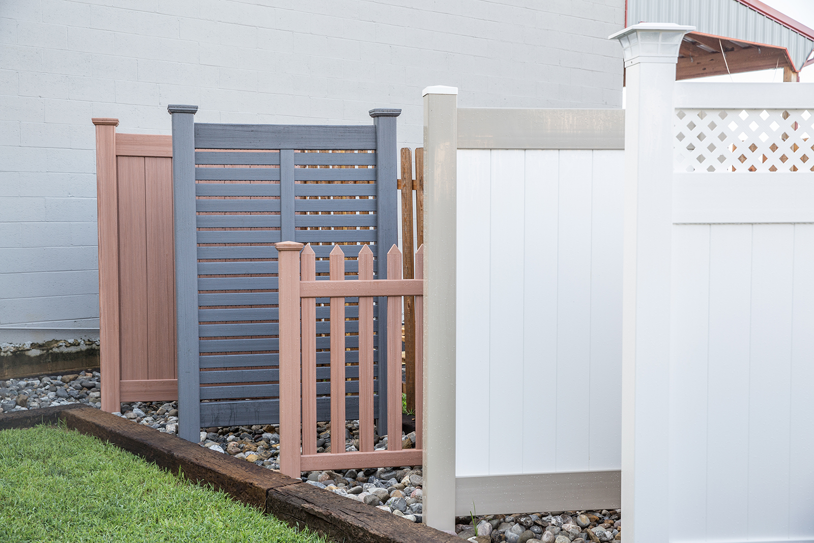 showroom fence samples