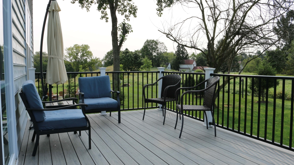 composite gray TimberTech decking