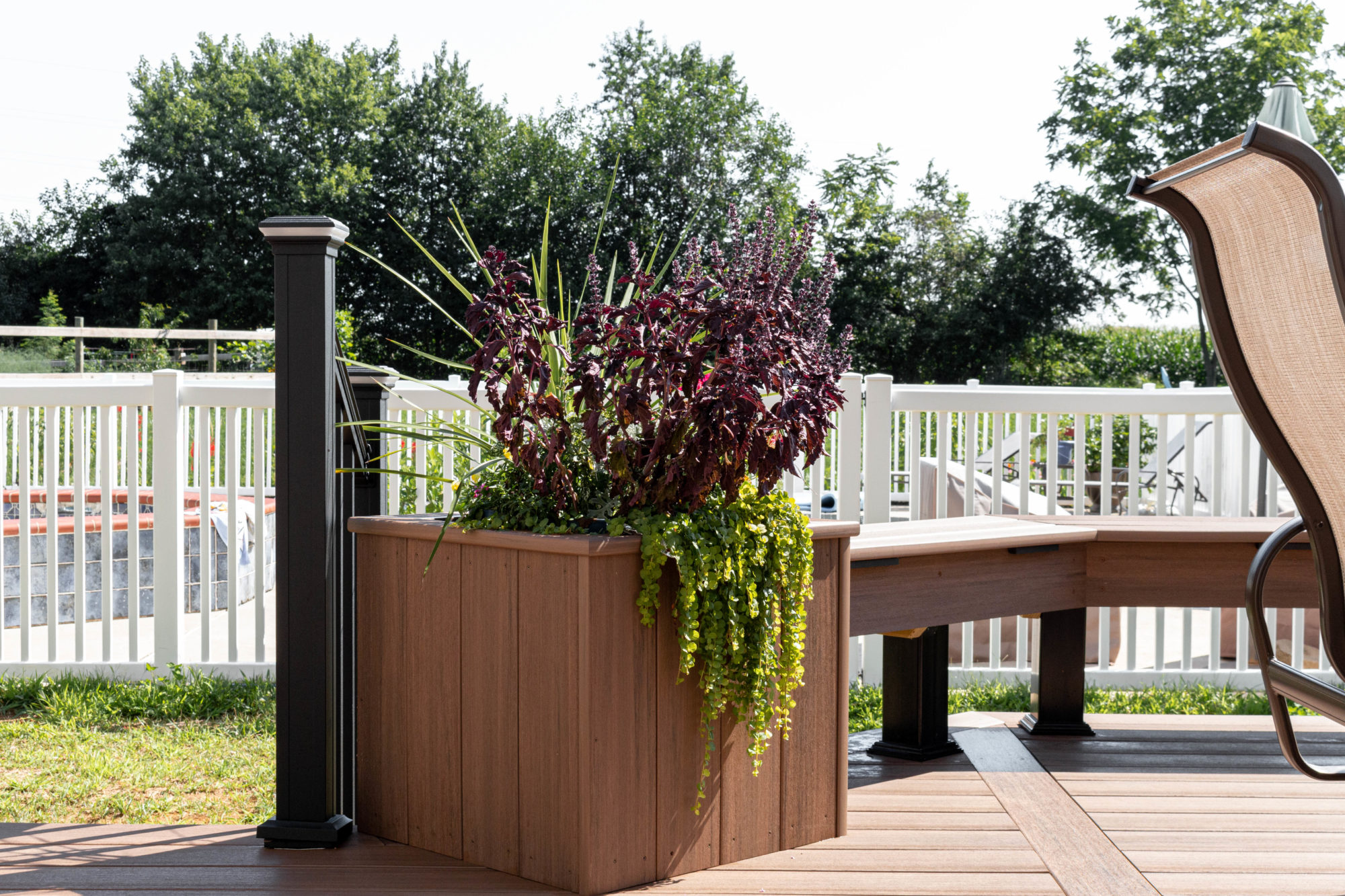 Deck with Flower box