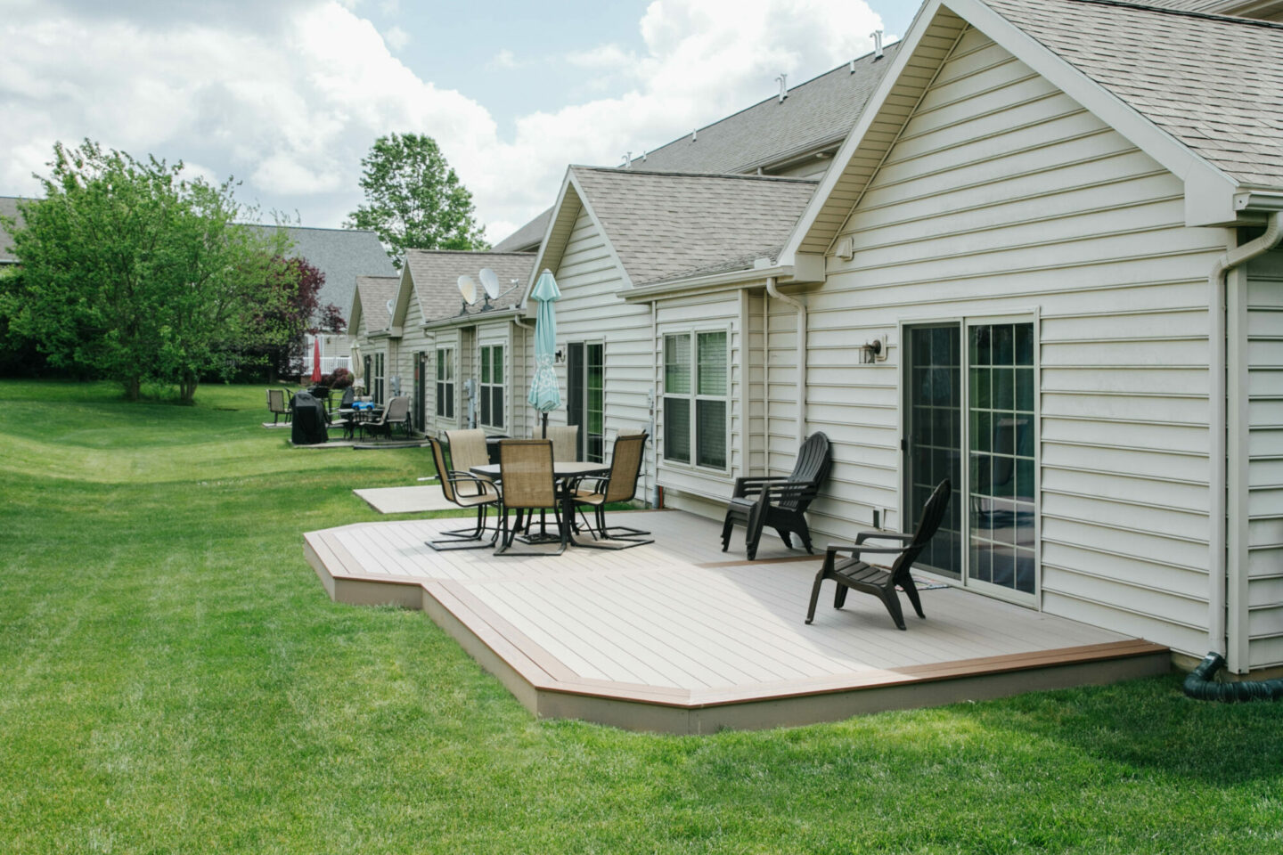 Ground Level TimberTech deck